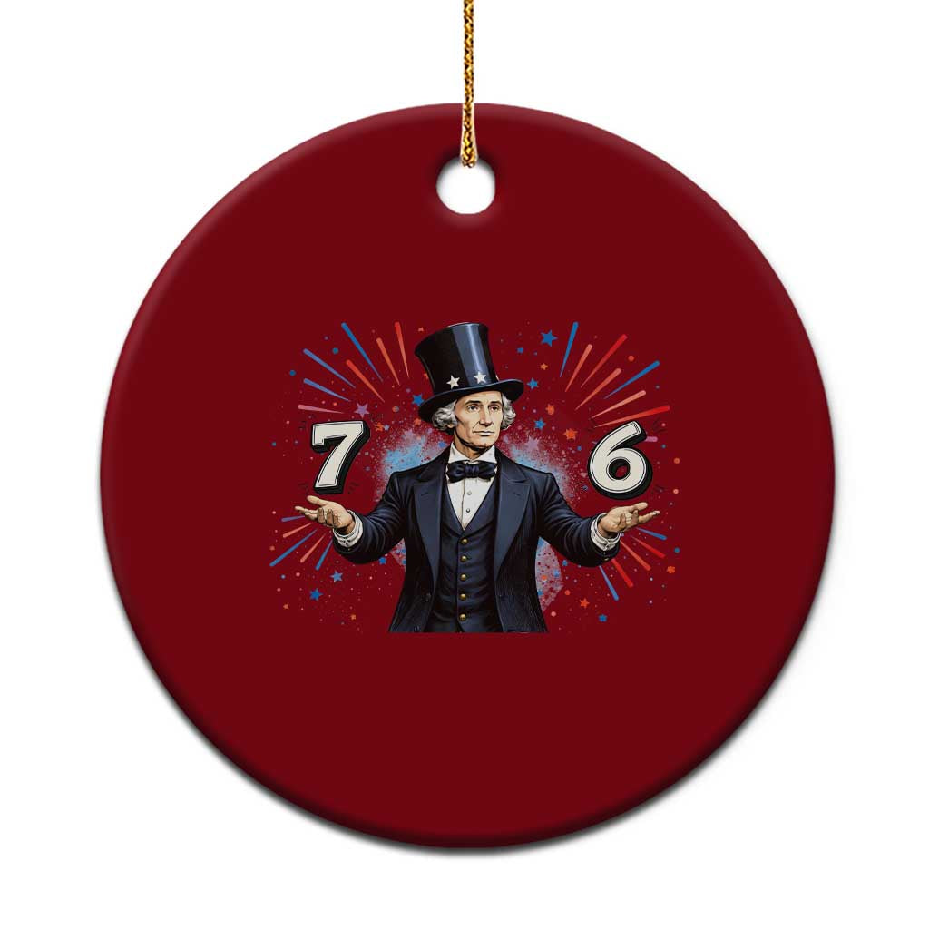 Abraham Lincoln Quote Ceramic Ornament American History Presidents Day TS14 1pc Red Print Your Wear