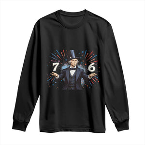 Abraham Lincoln Quote Long Sleeve Shirt American History Presidents Day TS14 Black Print Your Wear