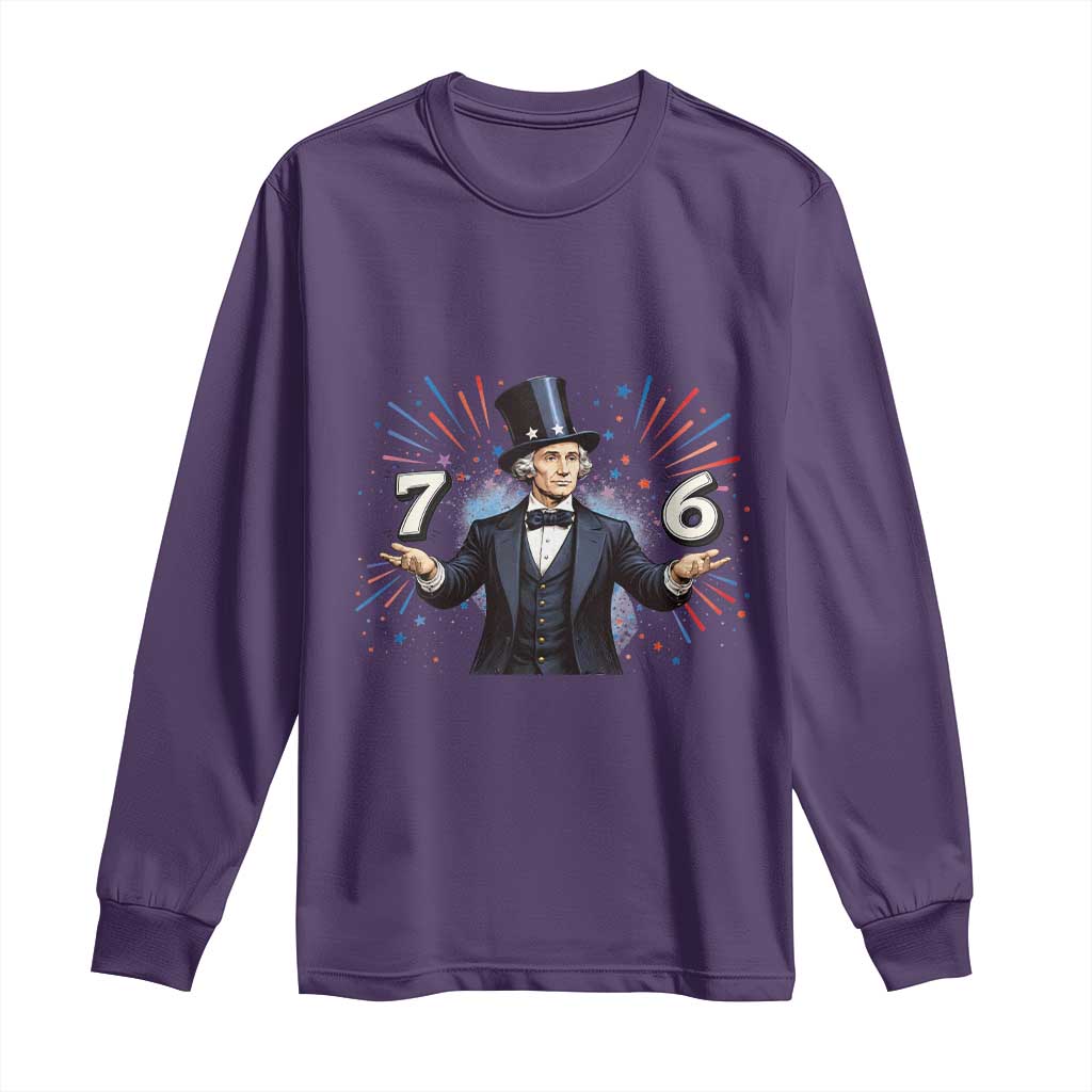 Abraham Lincoln Quote Long Sleeve Shirt American History Presidents Day TS14 Purple Print Your Wear