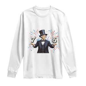 Abraham Lincoln Quote Long Sleeve Shirt American History Presidents Day TS14 White Print Your Wear
