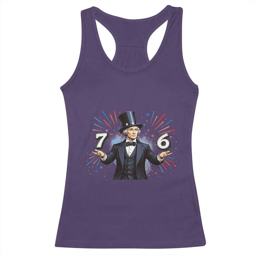 Abraham Lincoln Quote Racerback Tank Top American History Presidents Day TS14 Purple Print Your Wear