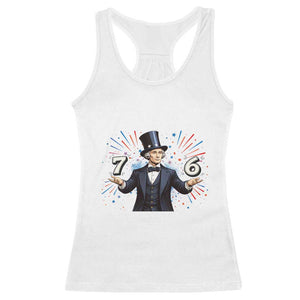 Abraham Lincoln Quote Racerback Tank Top American History Presidents Day TS14 White Print Your Wear