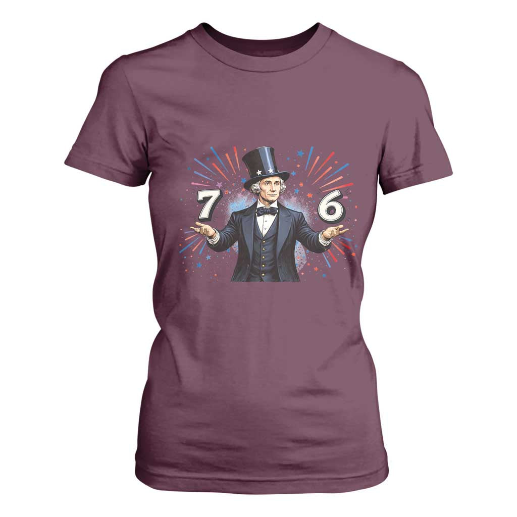 Abraham Lincoln Quote T Shirt For Women American History Presidents Day TS14 Maroon Print Your Wear