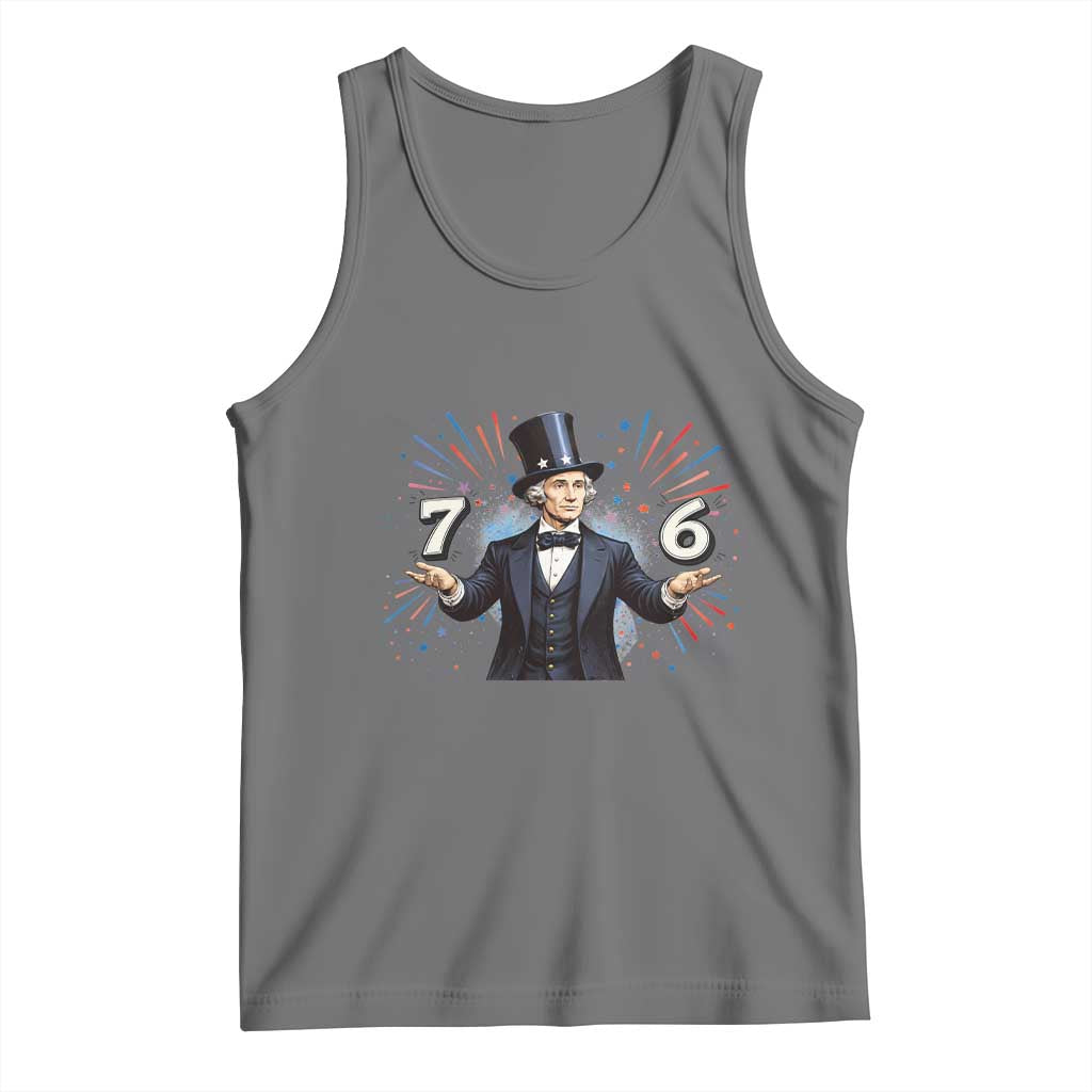 Abraham Lincoln Quote Tank Top American History Presidents Day TS14 Black Heather Print Your Wear