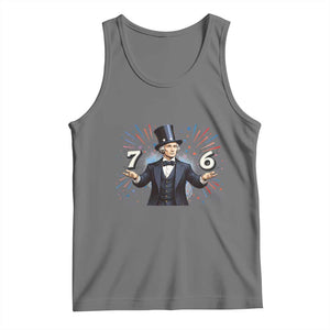 Abraham Lincoln Quote Tank Top American History Presidents Day TS14 Black Heather Print Your Wear