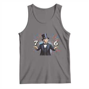 Abraham Lincoln Quote Tank Top American History Presidents Day TS14 Deep Heather Print Your Wear