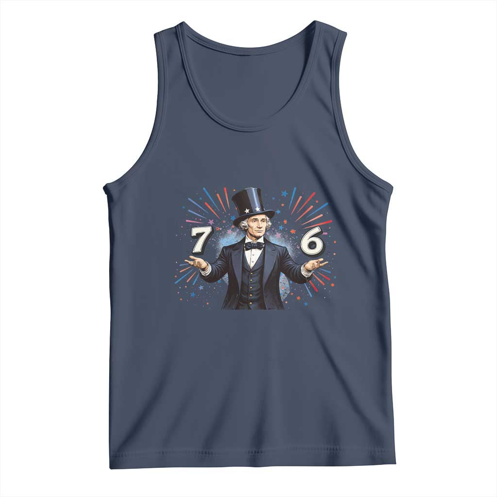 Abraham Lincoln Quote Tank Top American History Presidents Day TS14 Navy Print Your Wear