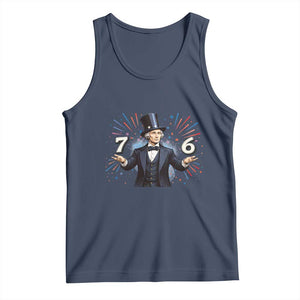 Abraham Lincoln Quote Tank Top American History Presidents Day TS14 Navy Print Your Wear