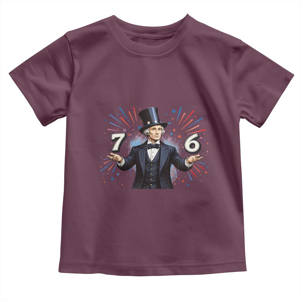 Abraham Lincoln Quote Toddler T Shirt American History Presidents Day TS14 Maroon Print Your Wear