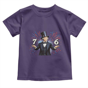 Abraham Lincoln Quote Toddler T Shirt American History Presidents Day TS14 Purple Print Your Wear