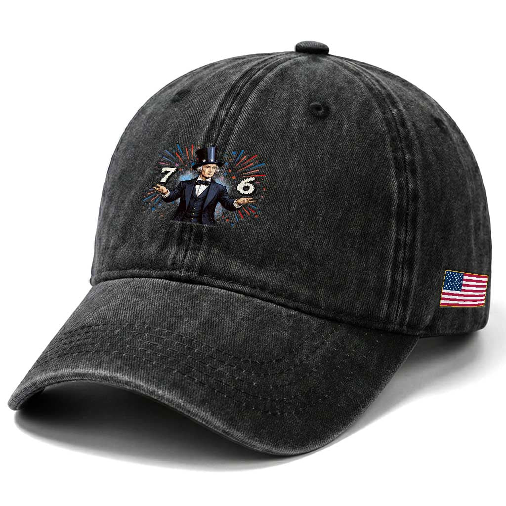 Abraham Lincoln Quote Washed Cotton Baseball Cap American History Presidents Day TS14 Print Your Wear