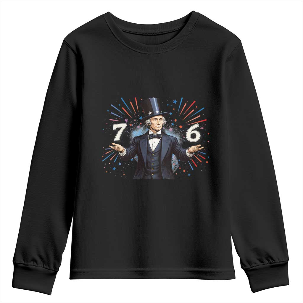 Abraham Lincoln Quote Youth Sweatshirt American History Presidents Day TS14 Black Print Your Wear