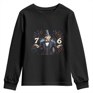 Abraham Lincoln Quote Youth Sweatshirt American History Presidents Day TS14 Black Print Your Wear