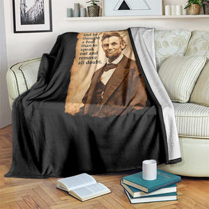 Abraham Lincoln American History Teacher School Throw Blanket TS14 Print Your Wear