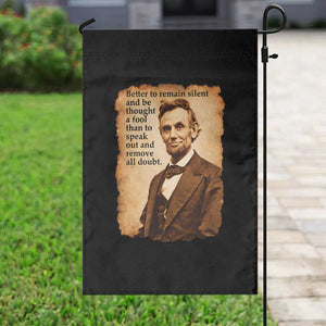 Abraham Lincoln American History Teacher School Garden Flag TS14 Print Your Wear