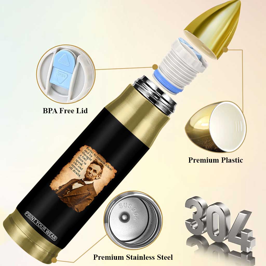 Abraham Lincoln American History Teacher School Bullet Tumbler TS14 Print Your Wear