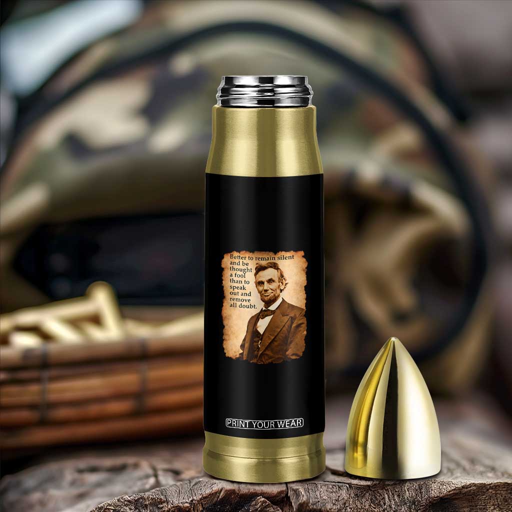 Abraham Lincoln American History Teacher School Bullet Tumbler TS14 Print Your Wear