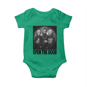 Funny Political American History Baby Onesie Abraham Lincoln George Washington and Thomas Jefferson Meme TS14 Irish Green Print Your Wear