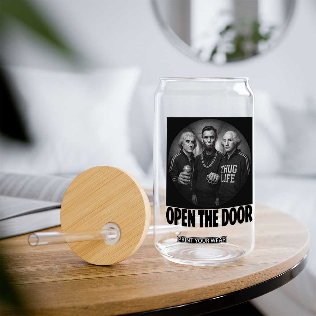 Funny Political American History Glass Can Abraham Lincoln George Washington and Thomas Jefferson Meme TS14 Print Your Wear
