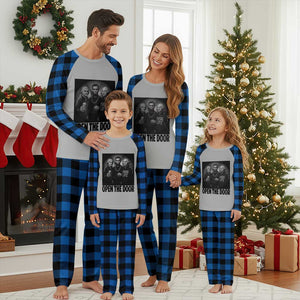 Funny Political American History Plaid Pajama Set Abraham Lincoln George Washington and Thomas Jefferson Meme TS14 Blue Plaid Print Your Wear