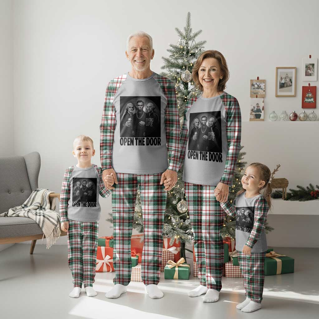 Funny Political American History Plaid Pajama Set Abraham Lincoln George Washington and Thomas Jefferson Meme TS14 Christmas Plaid Print Your Wear