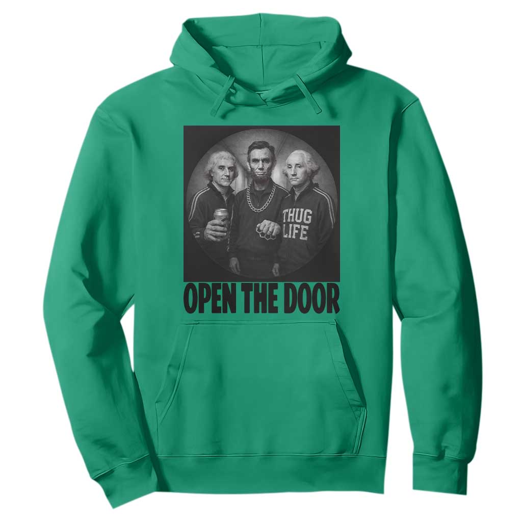 Funny Political American History Hoodie Abraham Lincoln George Washington and Thomas Jefferson Meme TS14 Irish Green Print Your Wear