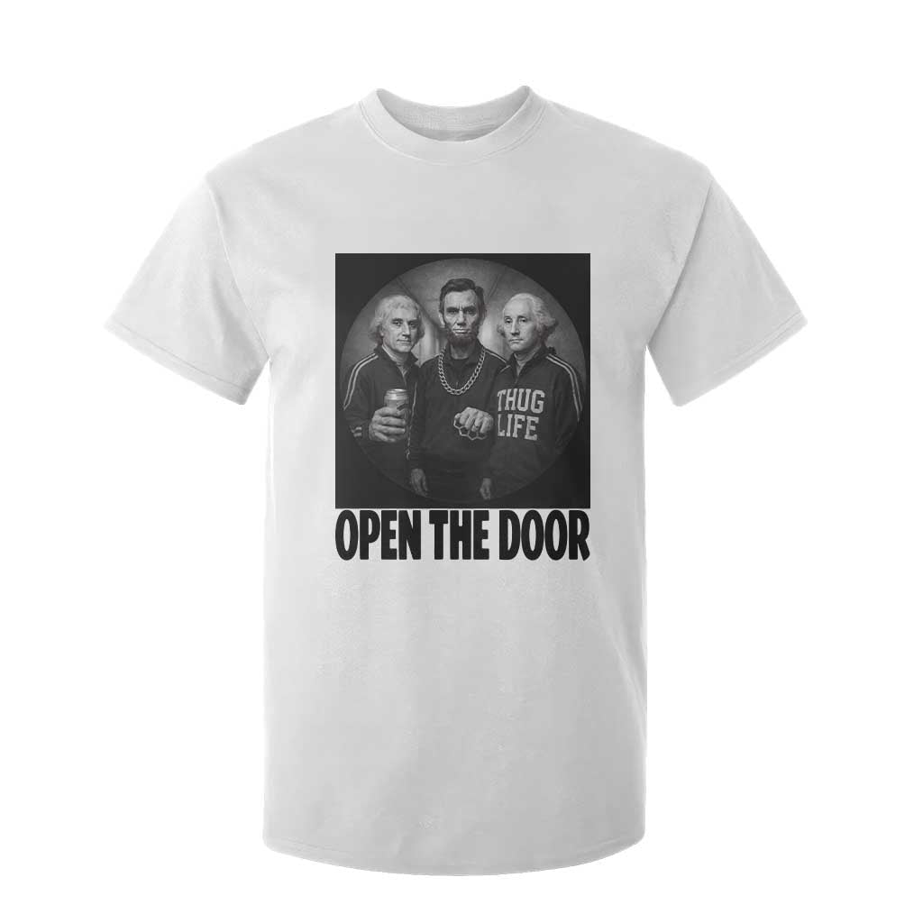 Funny Political American History T Shirt For Kid Abraham Lincoln George Washington and Thomas Jefferson Meme TS14 White Print Your Wear