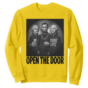 Funny Political American History Sweatshirt Abraham Lincoln George Washington and Thomas Jefferson Meme TS14 Daisy Print Your Wear
