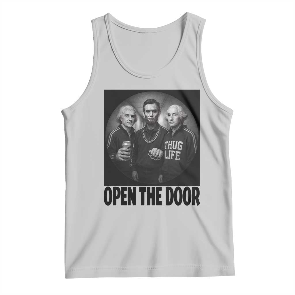Funny Political American History Tank Top Abraham Lincoln George Washington and Thomas Jefferson Meme TS14 Ash Print Your Wear