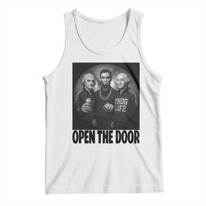 Funny Political American History Tank Top Abraham Lincoln George Washington and Thomas Jefferson Meme TS14 White Print Your Wear