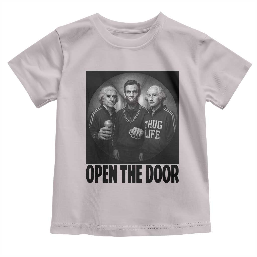 Funny Political American History Toddler T Shirt Abraham Lincoln George Washington and Thomas Jefferson Meme TS14 Ice Gray Print Your Wear