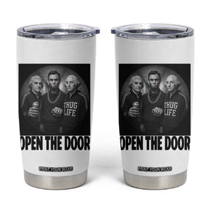Funny Political American History Tumbler Cup Abraham Lincoln George Washington and Thomas Jefferson Meme TS14 White Print Your Wear