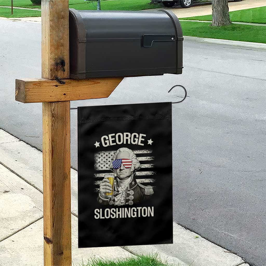 George Sloshington Washington Garden Flag 4th of July America Flag Beer TS14 Print Your Wear