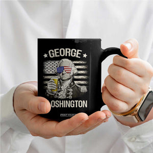 George Sloshington Washington Coffee Mug 4th of July America Flag Beer TS14 Print Your Wear