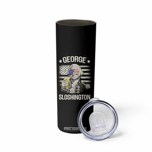 George Sloshington Washington Skinny Tumbler 4th of July America Flag Beer TS14 Print Your Wear