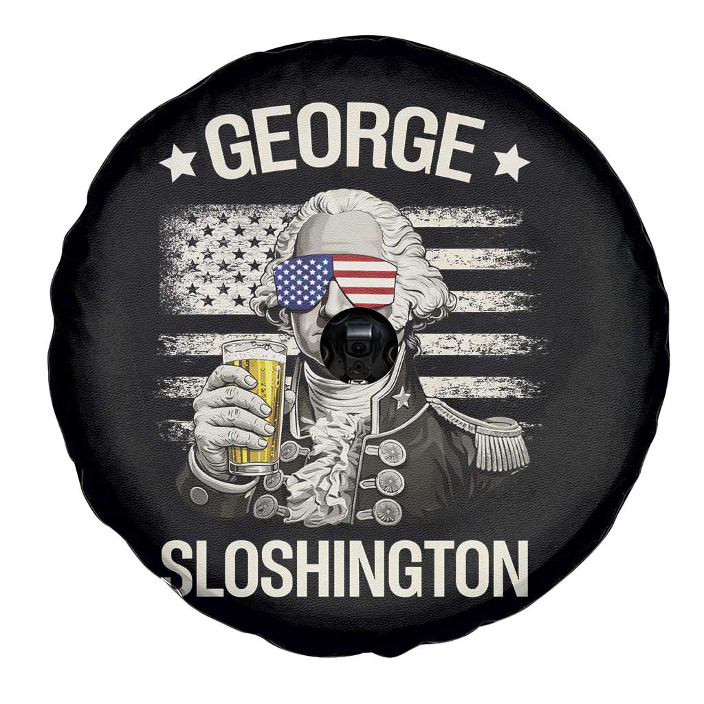 George Sloshington Washington Spare Tire Cover 4th of July America Flag Beer TS14 Print Your Wear