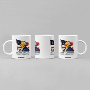 Funny George Washington 1776 Coffee Mug 4th July Suck-It England TS14 Print Your Wear