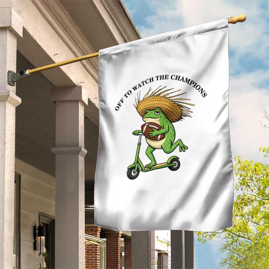 Seattle Championship 2026 Garden Flag Funny Frog Football TS14 Print Your Wear