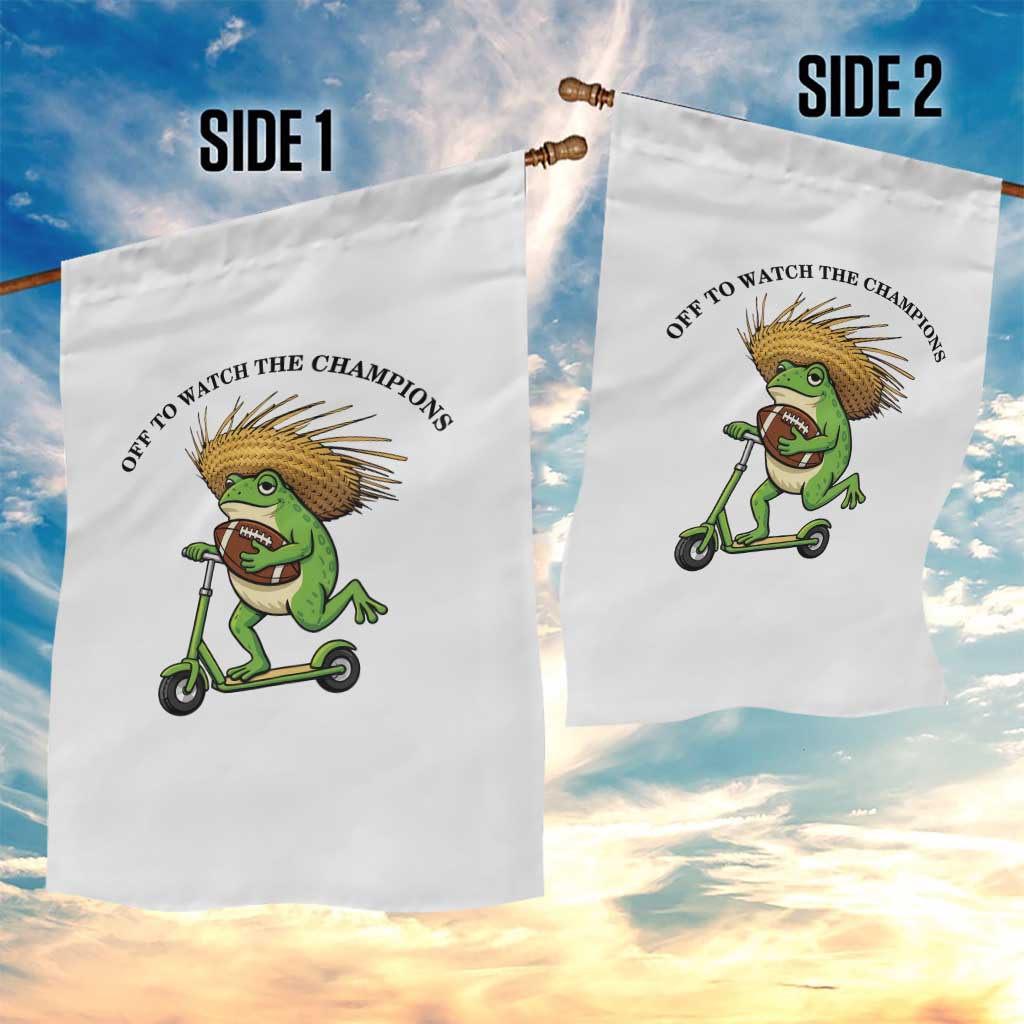 Seattle Championship 2026 Garden Flag Funny Frog Football TS14 Print Your Wear