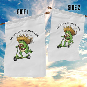 Seattle Championship 2026 Garden Flag Funny Frog Football TS14 Print Your Wear