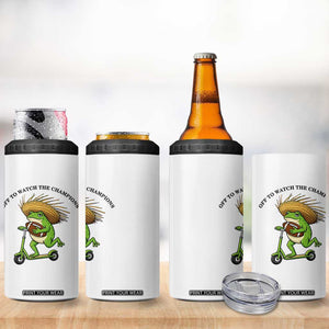 Seattle Championship 2026 4 in 1 Can Cooler Tumbler Funny Frog Football TS14 Print Your Wear