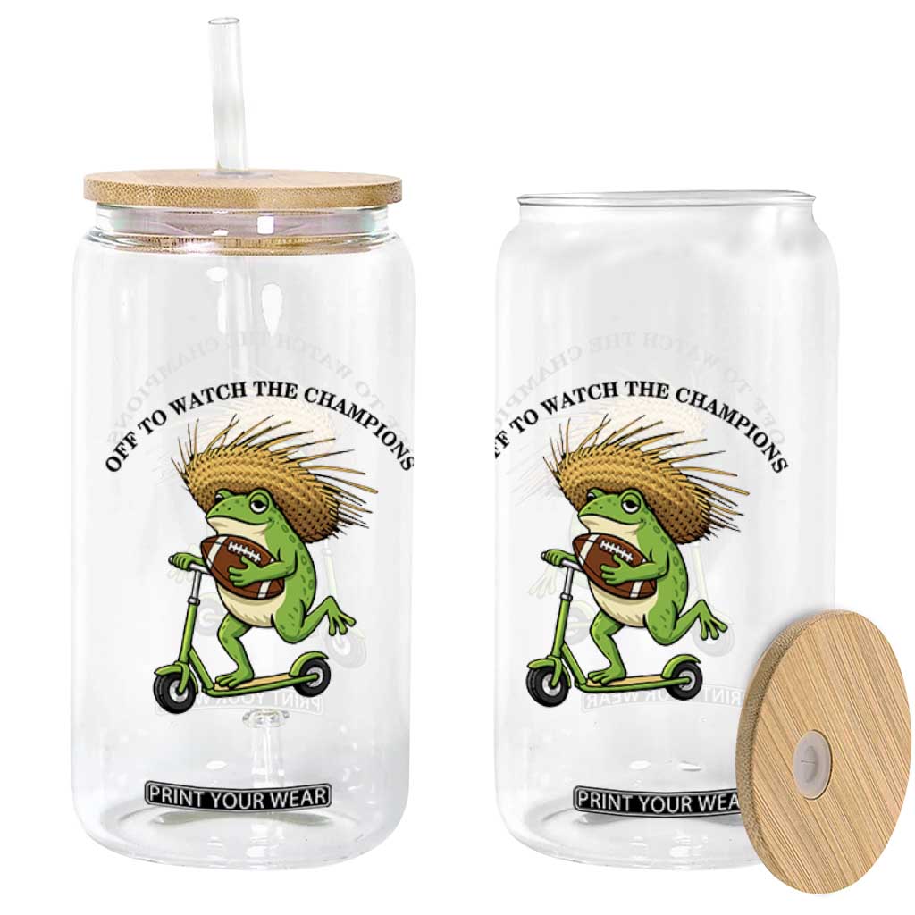 Seattle Championship 2026 Glass Can Funny Frog Football TS14 Print Your Wear