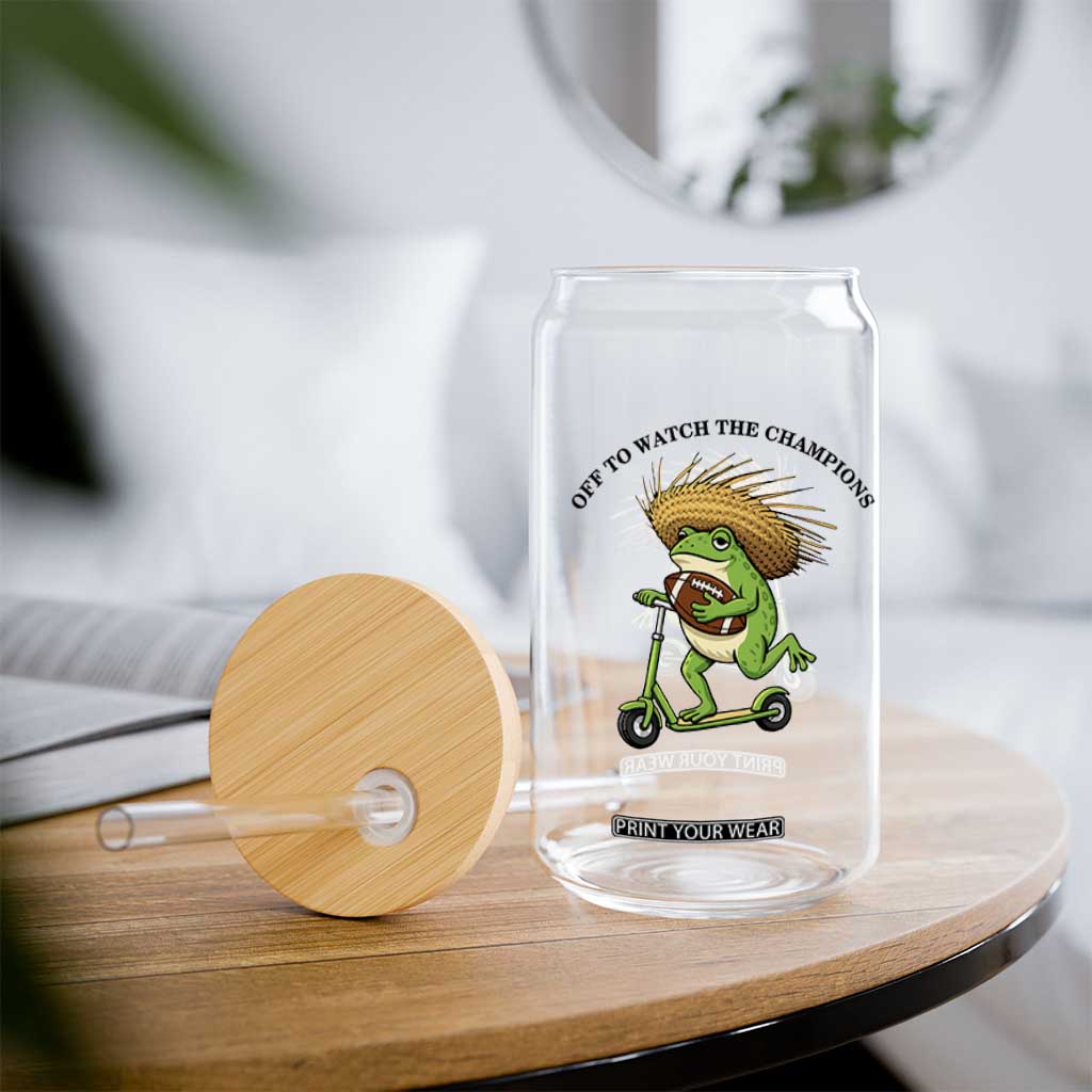 Seattle Championship 2026 Glass Can Funny Frog Football TS14 Print Your Wear