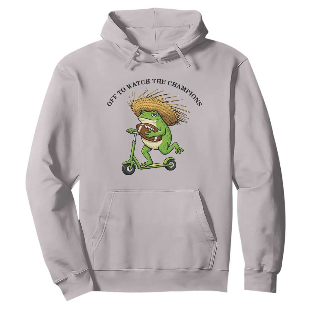 Seattle Championship 2026 Hoodie Funny Frog Football TS14 Ice Gray Print Your Wear