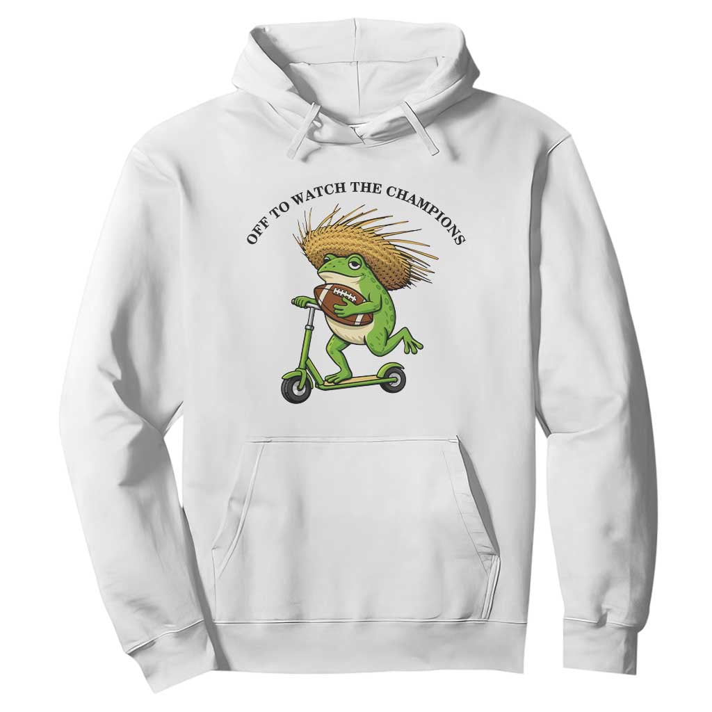 Seattle Championship 2026 Hoodie Funny Frog Football TS14 White Print Your Wear