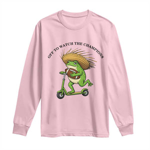 Seattle Championship 2026 Long Sleeve Shirt Funny Frog Football TS14 Light Pink Print Your Wear
