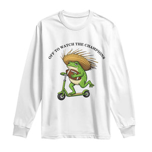 Seattle Championship 2026 Long Sleeve Shirt Funny Frog Football TS14 White Print Your Wear