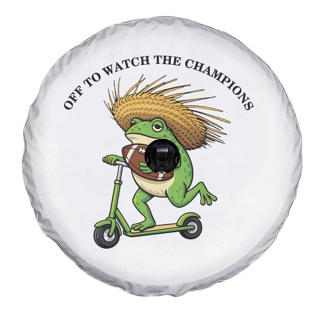 Seattle Championship 2026 Spare Tire Cover Funny Frog Football TS14 Print Your Wear