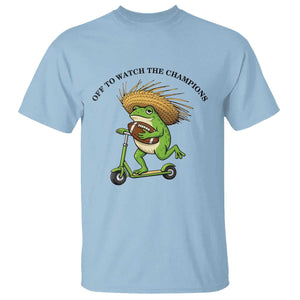 Seattle Championship 2026 T Shirt Funny Frog Football TS14 Light Blue Print Your Wear