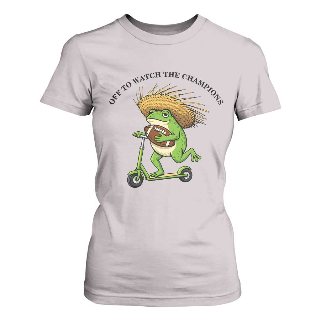 Seattle Championship 2026 T Shirt For Women Funny Frog Football TS14 Ice Gray Print Your Wear